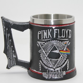 Pink Floyd Dark Side Of The Moon 3D Kabartmalı Çelik Kupa Bardak