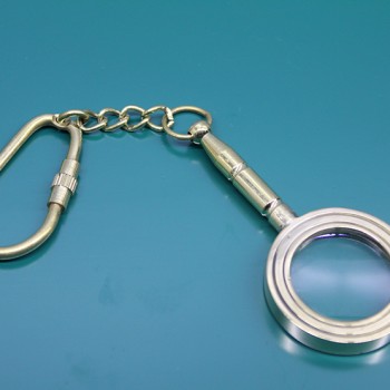 Pirinç Büyüteç Anahtarlık 