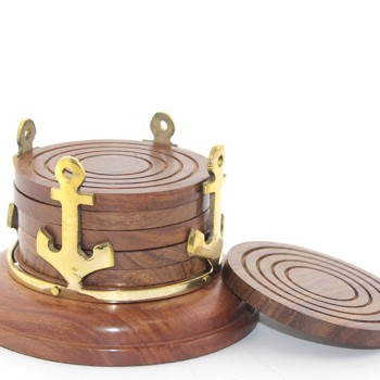 Pirinç Çapalı Bardak Altı Model 1 