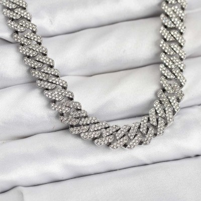 Pirinç Cuba Chain Gurmet Model Kolye