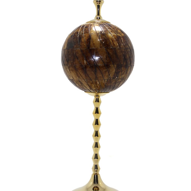 Pirinç Dünya Küre Kemikli 