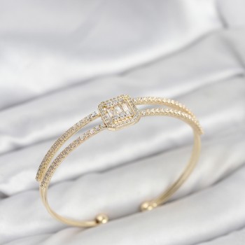 Pirinç Gold Renk Baget Model Kadın Bileklik