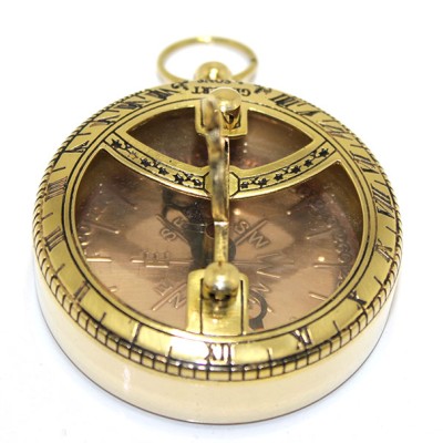 Pirinç Güneş Saati Ve Pusula Modeli 