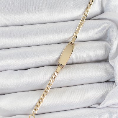 Pirinç Oval Model Gold Renk Xuping Bebek Künyesi