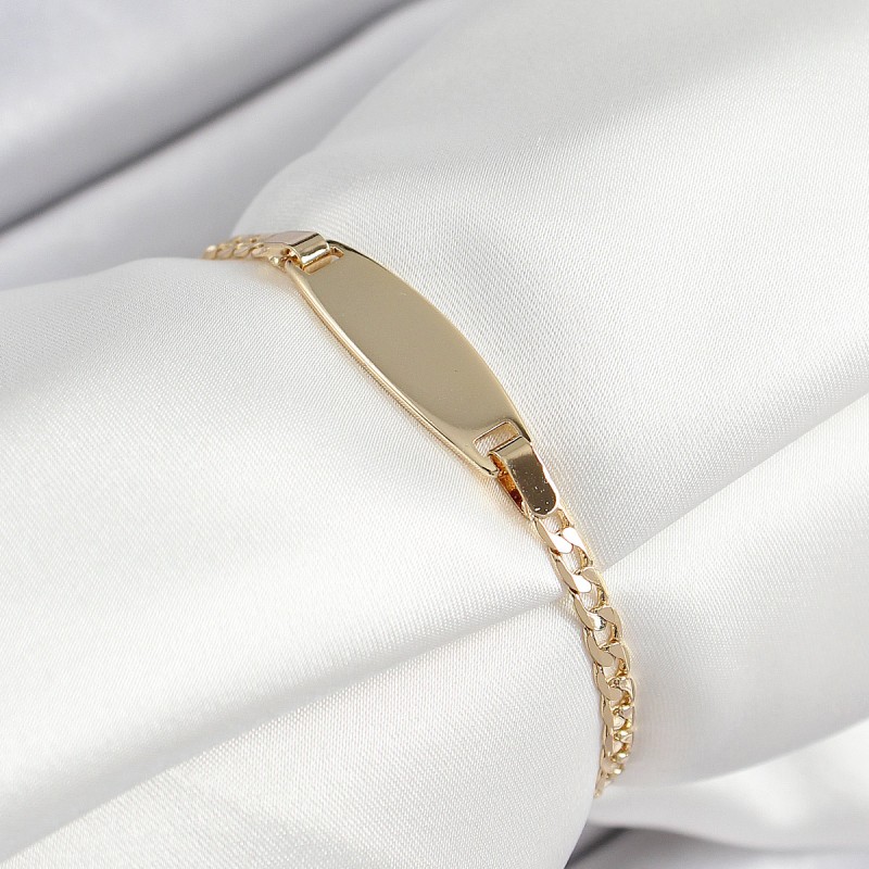 Pirinç Oval Model Gold Renk Xuping Bebek Künyesi