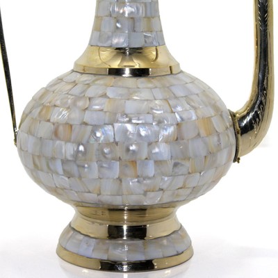 Pirinç Sedefli İbrik 55 Cm 