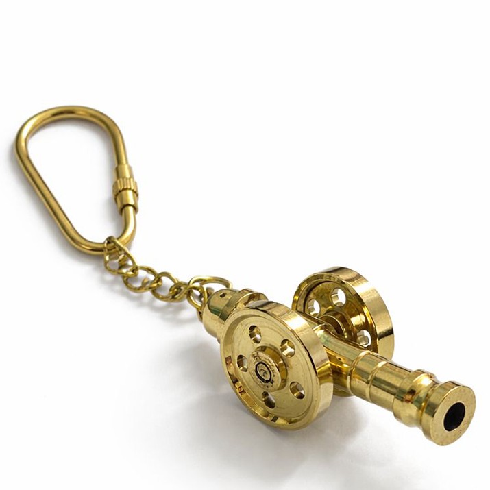 Pirinç Top Arabası Anahtarlık 