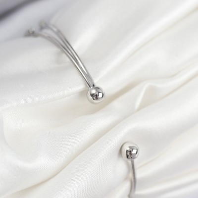 Pirinç Zirkon Taşlı Kelebek Model Gümüş Renk Kadın Bileklik