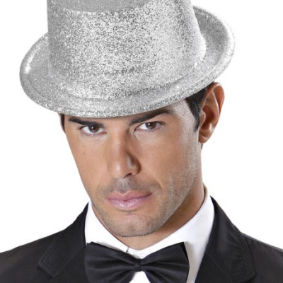 Plastik Parti Şapkası Gümüş Siml