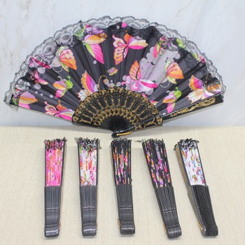 Plastik Renkli Yelpaze 