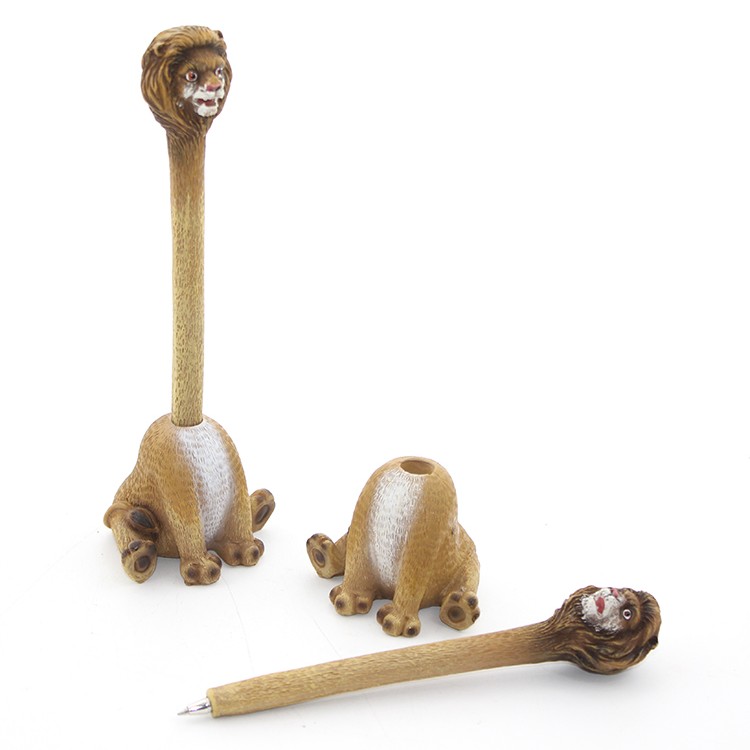 Polyester Aslan Tükenmez Kalem 