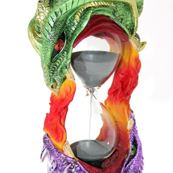 Polyester Dragon Tasarımlı Kum Saati Model 1