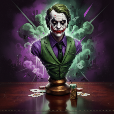 Polyester Joker Figür