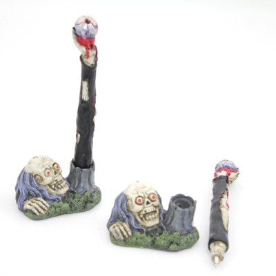 Polyester Kurukafa Tükenmez Kalem 