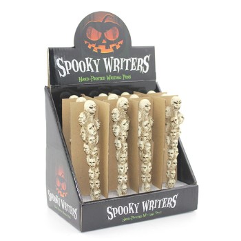 Polyester Kurukafa Tükenmez Kalem Model 2