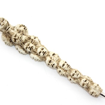 Polyester Kurukafa Tükenmez Kalem Model 2