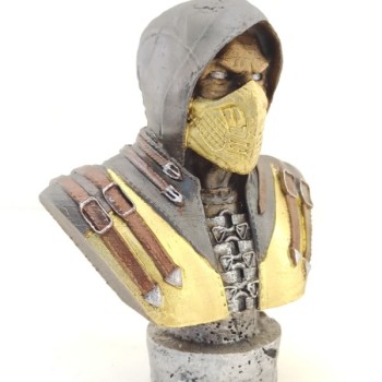 Polyester Scorpion Büst Büyük Boy 