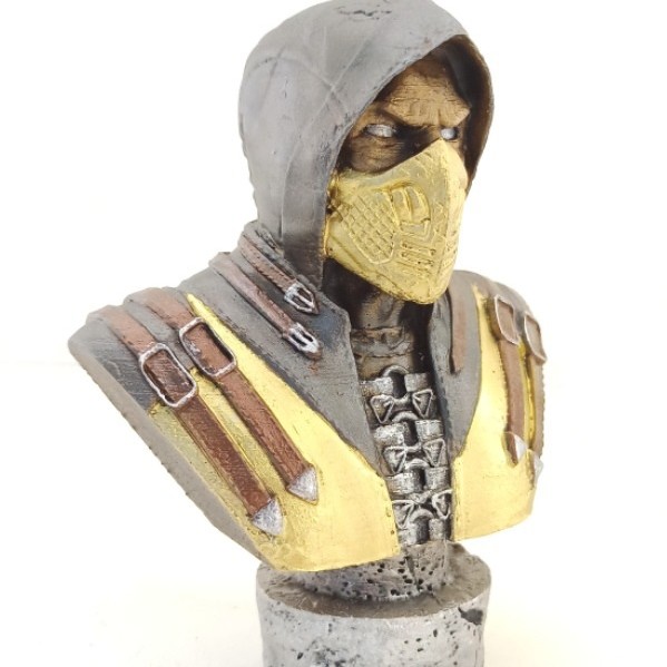 Polyester Scorpion Büst Büyük Boy 