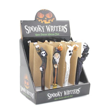 Polyester Tükenmez Kalem Cadılar Bayramı Temalı