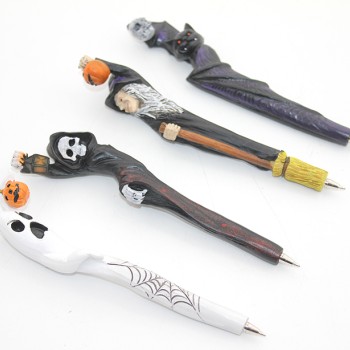 Polyester Tükenmez Kalem Cadılar Bayramı Temalı