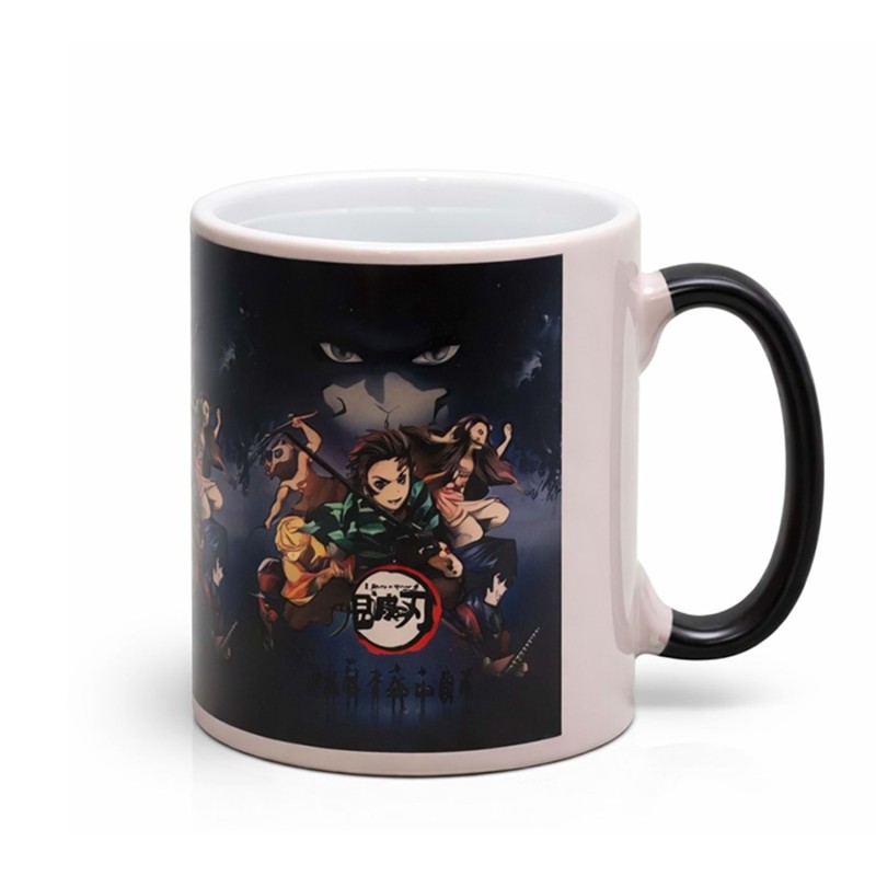 Porselen Renk Değiştiren Demon Slayer Kupa Bardak 