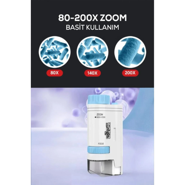 Portatif Mini Mikroskop 