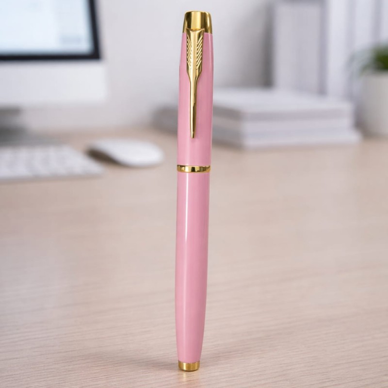 Premium Pembe Metal Roller Kalem Premium Pembe Metal Roller Kalem