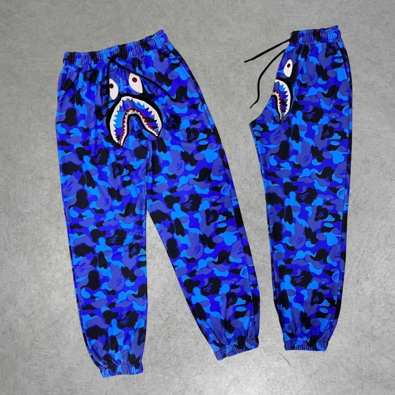 Pubg Bape x Shark Eşofman Altı - Mavi -