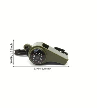 Pusulalı Çok Fonksiyonlu Acil Durum Düdüğü