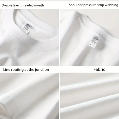 Rahat Bisiklet Yaka Tişört, Yaratıcı Karikatür Baskı Beyaz -