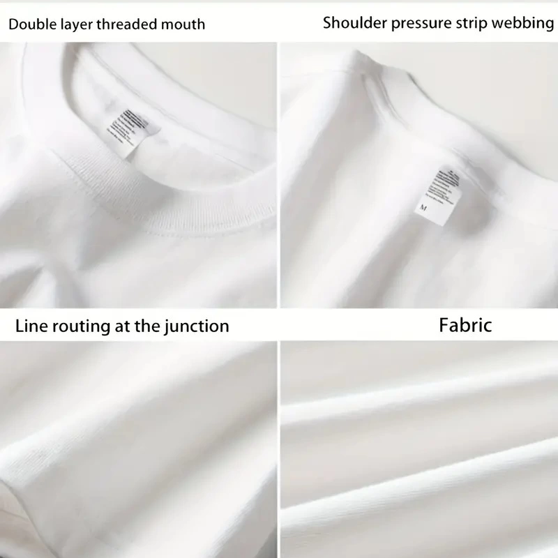 Rahat Bisiklet Yaka Tişört, Yaratıcı Karikatür Baskı Beyaz -