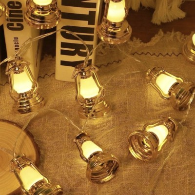 Ramazan Kandili Desenli 2 Metre 10 LED Dekoratif Işık