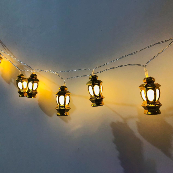 Ramazan Temalı Kubbe Dekoratif LED Işık 2 Metre 