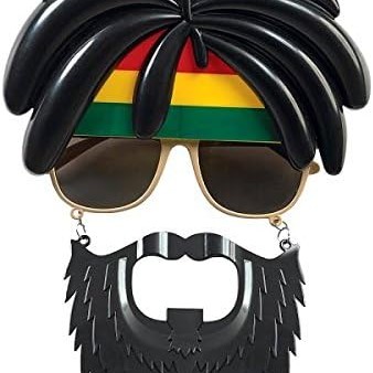 Rasta Peruklu Bob Marley Parti Gözlüğü