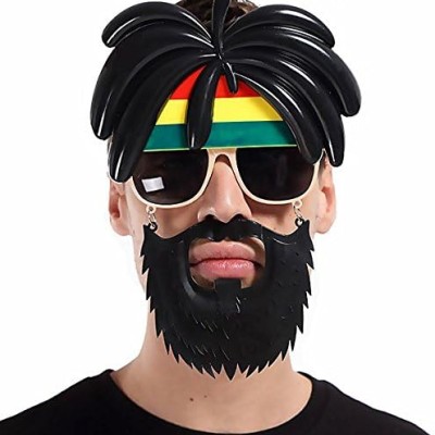 Rasta Peruklu Bob Marley Parti Gözlüğü