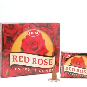 Red Rose Aromalı Konik Tütsü