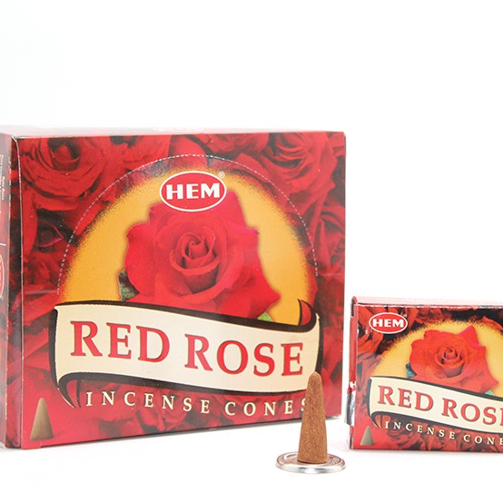 Red Rose Aromalı Konik Tütsü