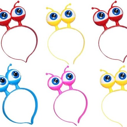 RENGARENK 3 FARKLI FONKSIYONDA YANAN LED IŞIKLI UZAYLI GÖZ TAÇ