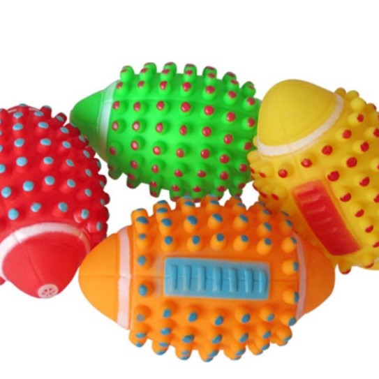 Renkli Kedi Köpek Isırma Topu Sesli