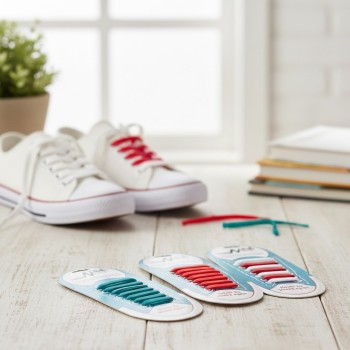 Renkli Silikon Ayakkabı Bağcıkları