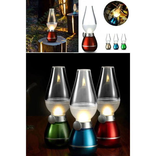 Retro Gaz Lambası Tasarımlı LED Lamba 