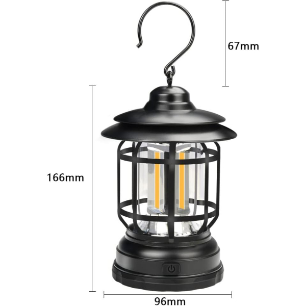 Retro LED Kamp Lambası 