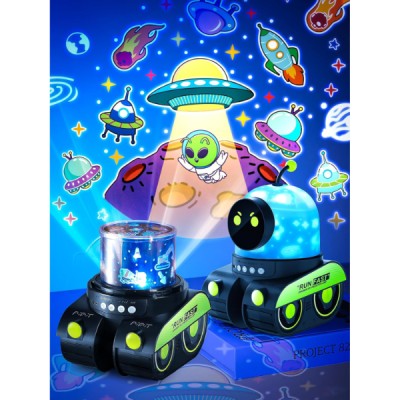 Robot Tasarımlı Projektör Gece Lambası 