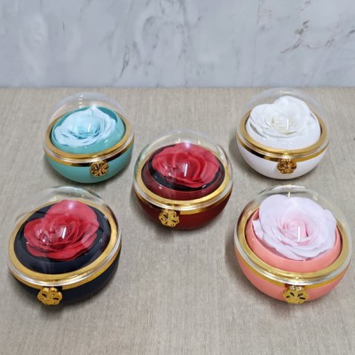 Romantik Gül Yüzük Kutusu Kubbe 