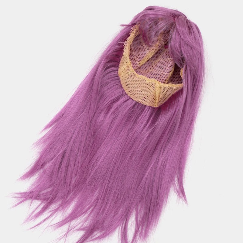 Rose Pembe Düz Kesim Peruk