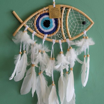 Rüya Kapanı Dream Catcher Balık Tasarımı