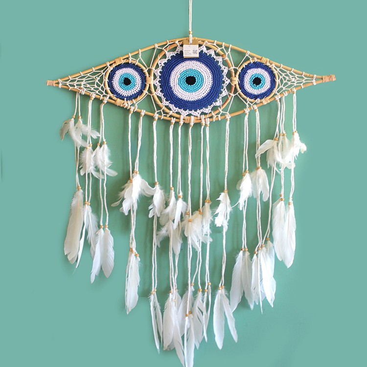 Rüya Kapanı Dream Catcher Göz Tasarımı Model 4 