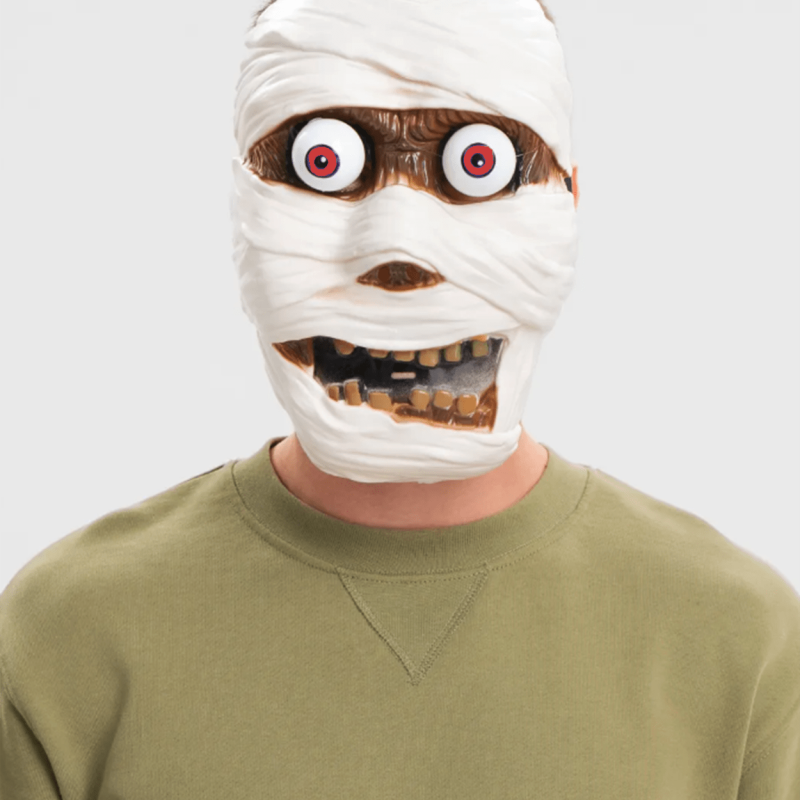 Sallanan Yaylı Oynar Gözlü Mumya Maskesi 