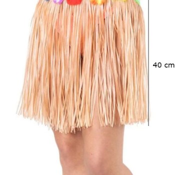 Saman Renk Püsküllü Hawaii Luau Hula Etek 