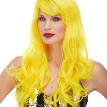 Sarı Renk Parti Peruğu